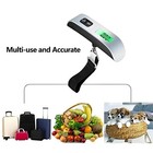 Digital Hanging Luggage Scale Portable Travel Baggage 50kg 110lb Suitcase Weight