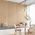 Foam Wood Slats     Self-adhesive  Perfect For Tv Backgrounds  Living Rooms