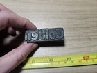 Vintage Letterpress Printing Block Golden Advertising 