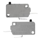 2pcs Microwave Oven Door Switch 2 Normally Open Kw3a 16a 125 250v Door Interloc