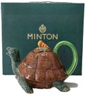 Scarce Minton Archive Collection Majolica Tortoise Teapot Limited Edtn Box   Coa