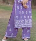 Women Chikankari Embroidered Kurti Palazzo Set Indian Ethnic Wear S-6xl