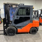 2019 Toyota 8fgu32 6500lb Used Pneumatic Forklift Lp Gas Sideshift 8553 Hours
