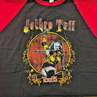 Jethro Tull - 1975 Tour Repro - 3 4 Sleeve Raglan T-shirt - Men s Xl