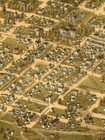1872 Raleigh North Carolina Vintage Old Panoramic City Map - 18x24