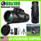 Day   Night Vision 80x100 Zoom Hd Monocular Starscope Monocular Telescope Bak4