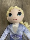 22    Disney Store Frozen Ii Elsa Plush Doll With Yarn Hair New