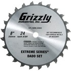 T26696 Grizzly Extreme Series 8  Dado Set