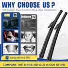 3 Wipers Replacement 2011-2023 Equipment Front   Wiper Blades Set 26  22  11 