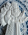 Rare Springerle Speculaas Gingerbread Marzipan Cookie Stamp Mold - Santa W  Toys