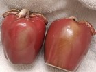 Vintage  Apple Salt   Pepper Shakers