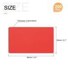 200 Pack Blank Pvc Cards 20mil Id Cards Blank Credit Cards Red