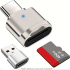Usb C To Sd Tf Card Reader Zinc Alloy Adapter For Macbook Samsung Galaxy Laptop