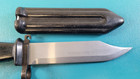 Vintage Russian Black Bayonet Knife   Scabbard  Tr903