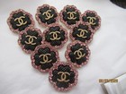 Lot Of Ten 22 Mm Designer Cc Button Gold Tone Chanel 10 Buttons