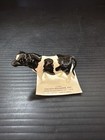 Hagen Renaker Figurine   Holstein Bull  292   Miniature On Original Card 1986