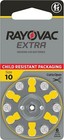 60 Rayovac Extra Advance Hearing Aid Batteries Size 10 60 Batteries Exp 2027