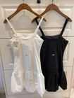 Aio Yoga Airbrush Love Match Tennis Dress Bubble Hem Fit Sports Skirt Women Wear