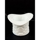 Vtg Fenton Milk Glass White Top Hat Daisy And Button Pattern 5x3 5 Mint 