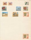 Rhodesia Nyasaland Used Mh Mnh Qe Collection apx 500  Mk151