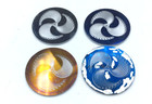 High End Systems Lot Of 4 Gobo Tri-wing Size E Litho 39141109