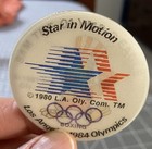 Vintage 1984 Summer Olympics Games 3-d Pin Back Button Los Angeles Eagle Mascot