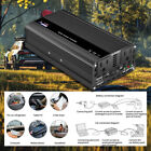 2000w Dc 12v To Ac 110v 120v Car Power Inverter Converter With 2ac Usb Black