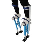 18-30 Inch Lightweight Aluminum Blue Drywall Stilts For Putting Up Drywall Tool