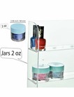 Clear Acrylic Wall Mounted Nail Display Stand Rack Organizer  6 Tier