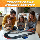 Slot Car Race Track Sets  Race Car With 4 High Speed Cars  Race Tracks For Kids