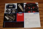 Original 2007 Ford Mustang Shelby Gt500 Fact Sales Sheet Brochure 07