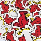 Illinois State University Cupcake Toppers Plastic Isu Cupcake Picks Mascot