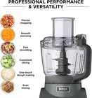 1000w 9-cup Food Processor 4 Functions Chopping Slicing Puree Dough Silver