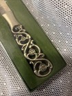 Acanthos Scroll Vintage Norway Pewter Letter Opener Old Money Heirloom Clue