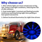 For Kenworth T660 w900 Blue Watermelon Overhead Dome Light Plate Kit With Switch