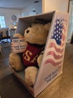 Dan-dee Plush Singing Teddy Bear God Bless The Usa 2003 New Needs Batteries