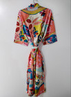 Indian Cotton Robe Long Kimono Sleepwear Multi Floral Printed Night Kimono Robe