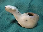 Antique Pre Columbian Long Neck Llama Ceremonial Canopa  Inca 4  Peru Artifact