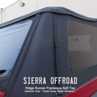 Jeep Wrangler 2 Dr Jk Frameless Top  2007-2018  Tinted Windows  Black Sailcloth