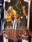 Vtg Paul Sport Bimbo Soccer Jersey Club Men s Xl  Blue White Orange See Pix