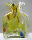 Blenko Glass Water Bottle 384 - Museum Series - Irises