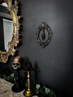 Gothic Framed Hanging Bat Wall Decor