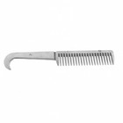 Durable Polished Stainless Steel Horse Grooming Comb 6 5 In Equestrian Tool