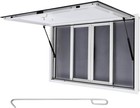 Food Truck Concession Window 60x36in Aluminum Alloy Service 4 Sliding Screen