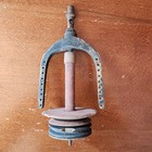 Antique Wooden Spinning Wheel Spool Flyer Wood Part