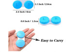 Each Purple Contact Lens Case Colorful Lens Storage Soak Box Holder Containerl14