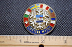 Courmayeur Ski Pin  Really Nice Vintage Italy France Ski Village Travel Souvenir