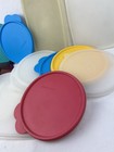 Tupperware Vintage Mixed Lot Of 24 Replacement Pieces Storage Container  Lids