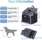Dog Bike Basket Carrier  Pet Bicycle Front Carrier Backpack For Bike Riding F   