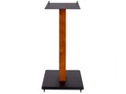 Monolith 28in Cherry Wood Speaker Stand With Adjustable Top Plate  Cherry  each 